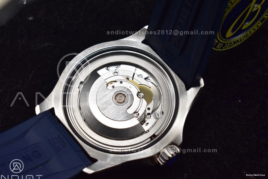 Contemporary Automatic A Blue Edition Best 1168 Dial SS Rubber SuperOcean Blue BLSF on 42 1:1 Strap 0428